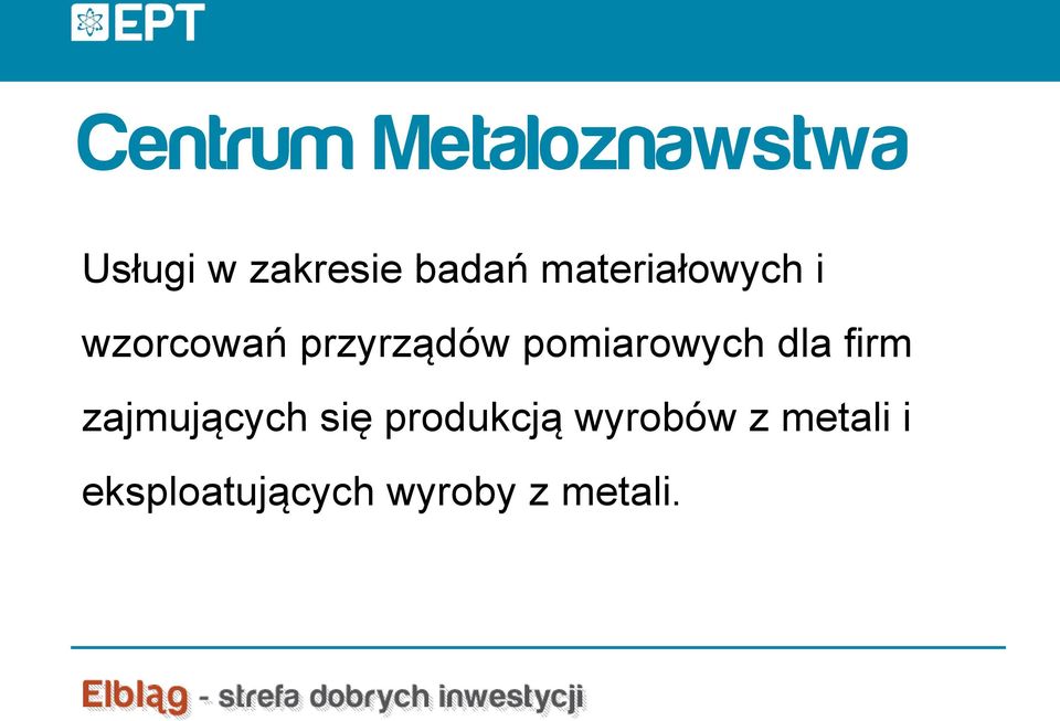 pomiarowych dla firm zajmujących się