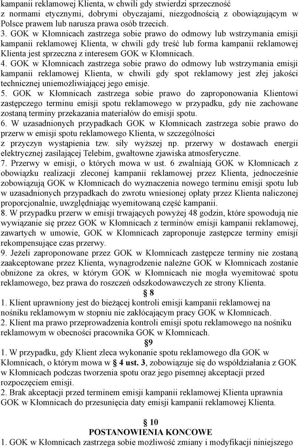 Kłomnicach. 4.