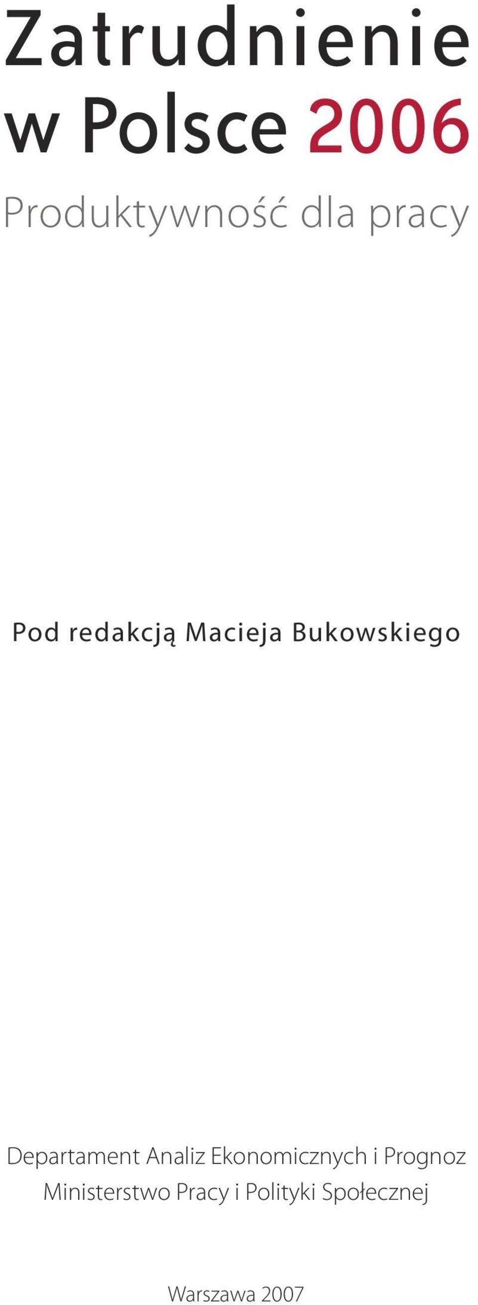 Departament Analiz Ekonomicznych i Prognoz