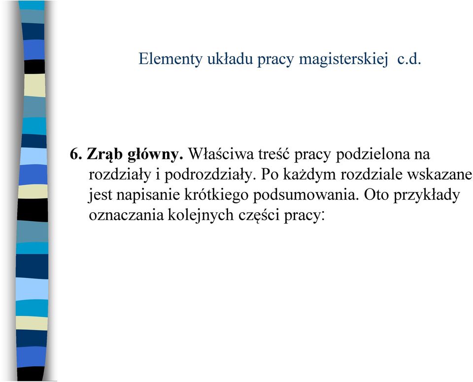 podrozdziały.