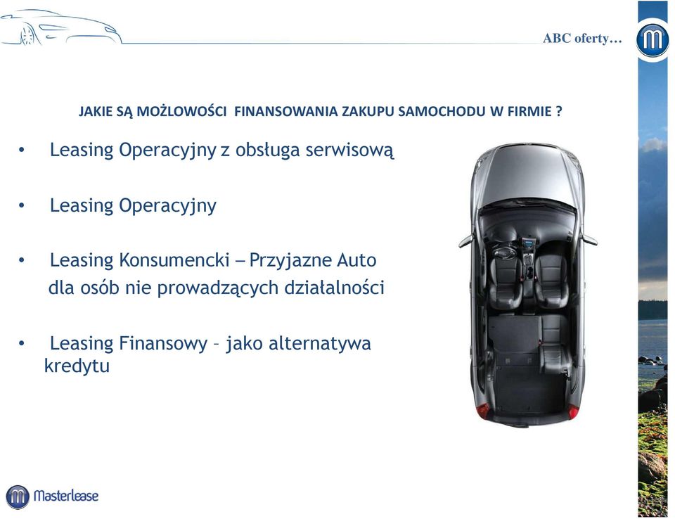 Leasing Operacyjny z obsługa serwisową Leasing Operacyjny