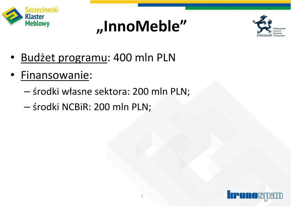 środki własne sektora: 200