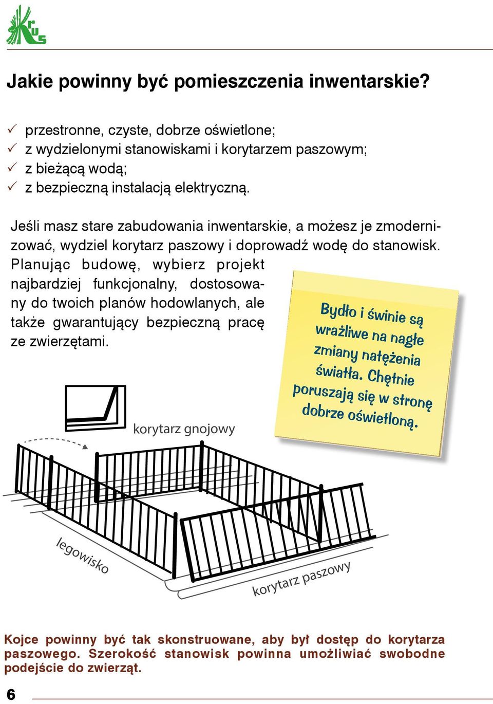 Planując budowę, wybierz projekt najbardziej funkcjonalny, dostosowany do twoich planów hodowlanych, ale także gwarantujący bezpieczną pracę ze zwierzętami.