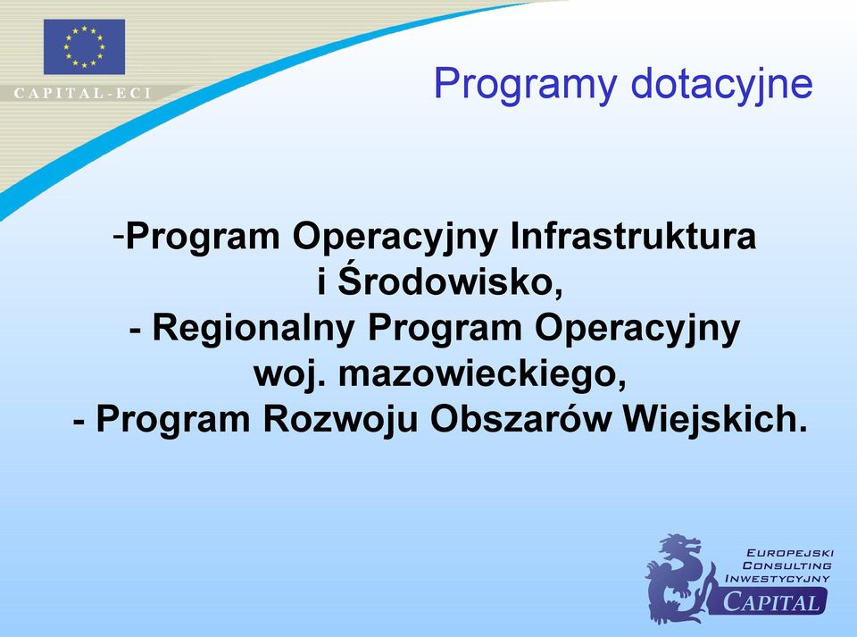 Regionalny Program Operacyjny woj.