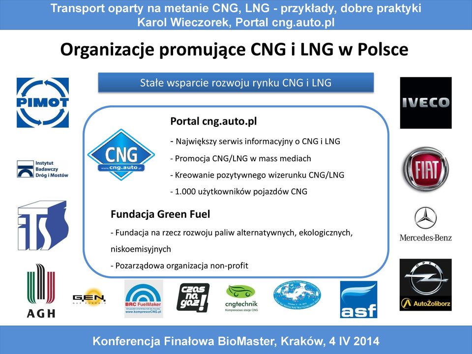 pl - Największy serwis informacyjny o CNG i LNG - Promocja CNG/LNG w mass mediach - Kreowanie