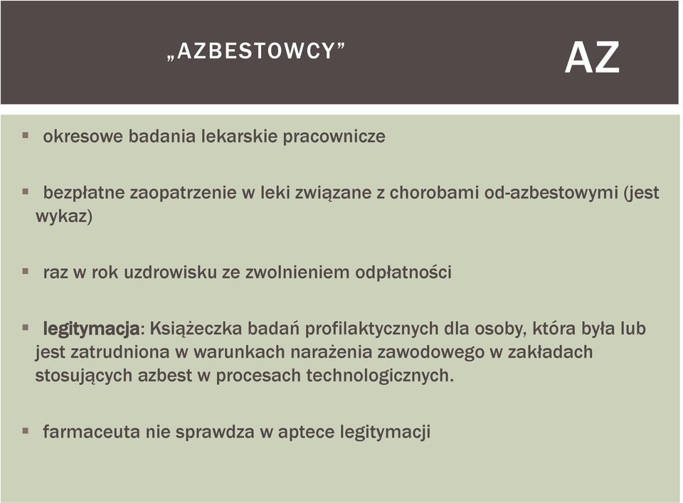 Książeczka badań profilaktycznych dla osoby, która była lub jest zatrudniona w warunkach narażenia