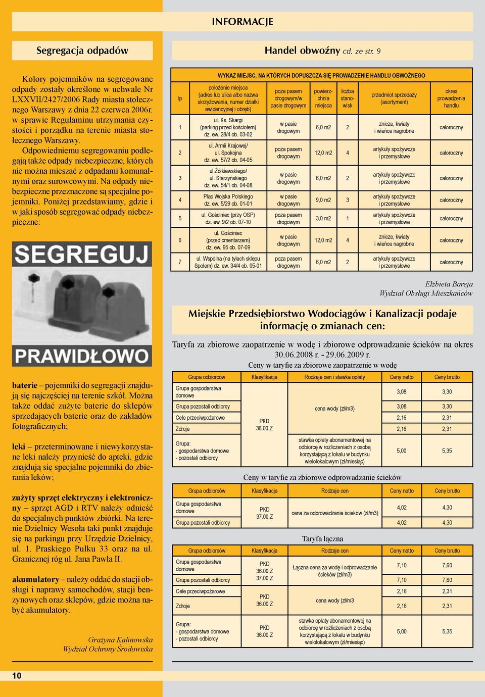 w sprawie Regulaminu utrzymania czystości i porządku na terenie miasta stołecznego Warszawy.