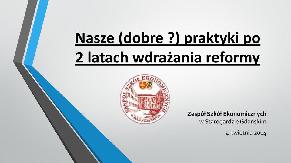 wdrażania reformy Zespół