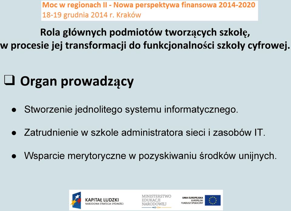 Zatrudnienie w szkole administratora