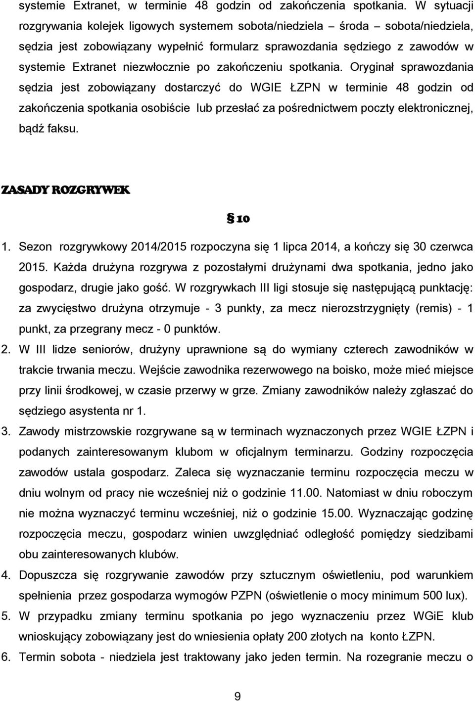 po zakończeniu spotkania.