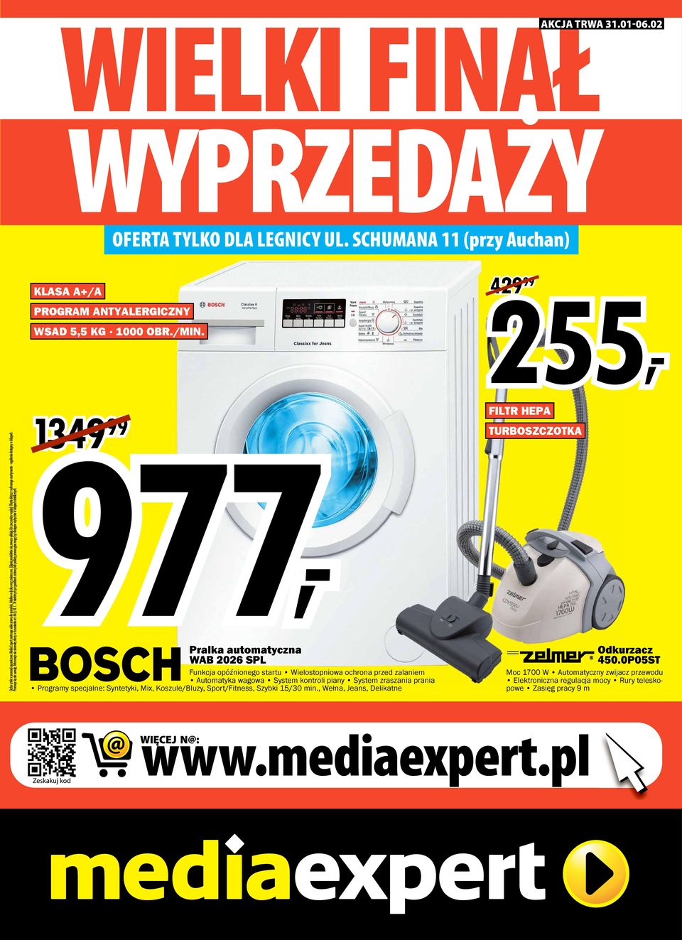 Oferta dotyczy wybranego asortymentu - regulamin dostępny w sklepach. Promocje się nie sumują. Informacje nie stanowią oferty w rozumieniu art. 66 1K.C.
