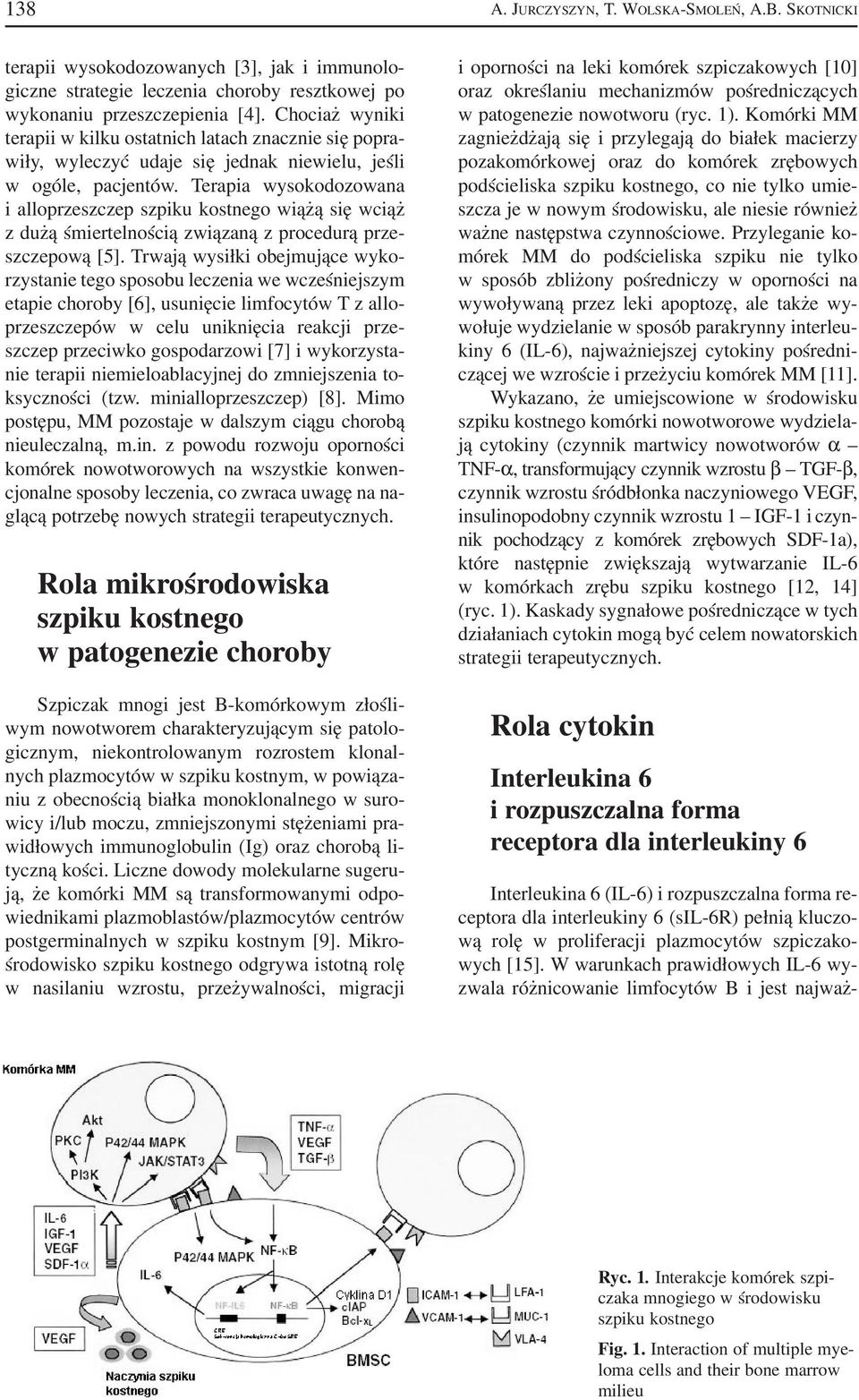 Terapia wysokodozowana i alloprzeszczep szpiku kostnego wiążą się wciąż z dużą śmiertelnością związaną z procedurą prze szczepową [5].