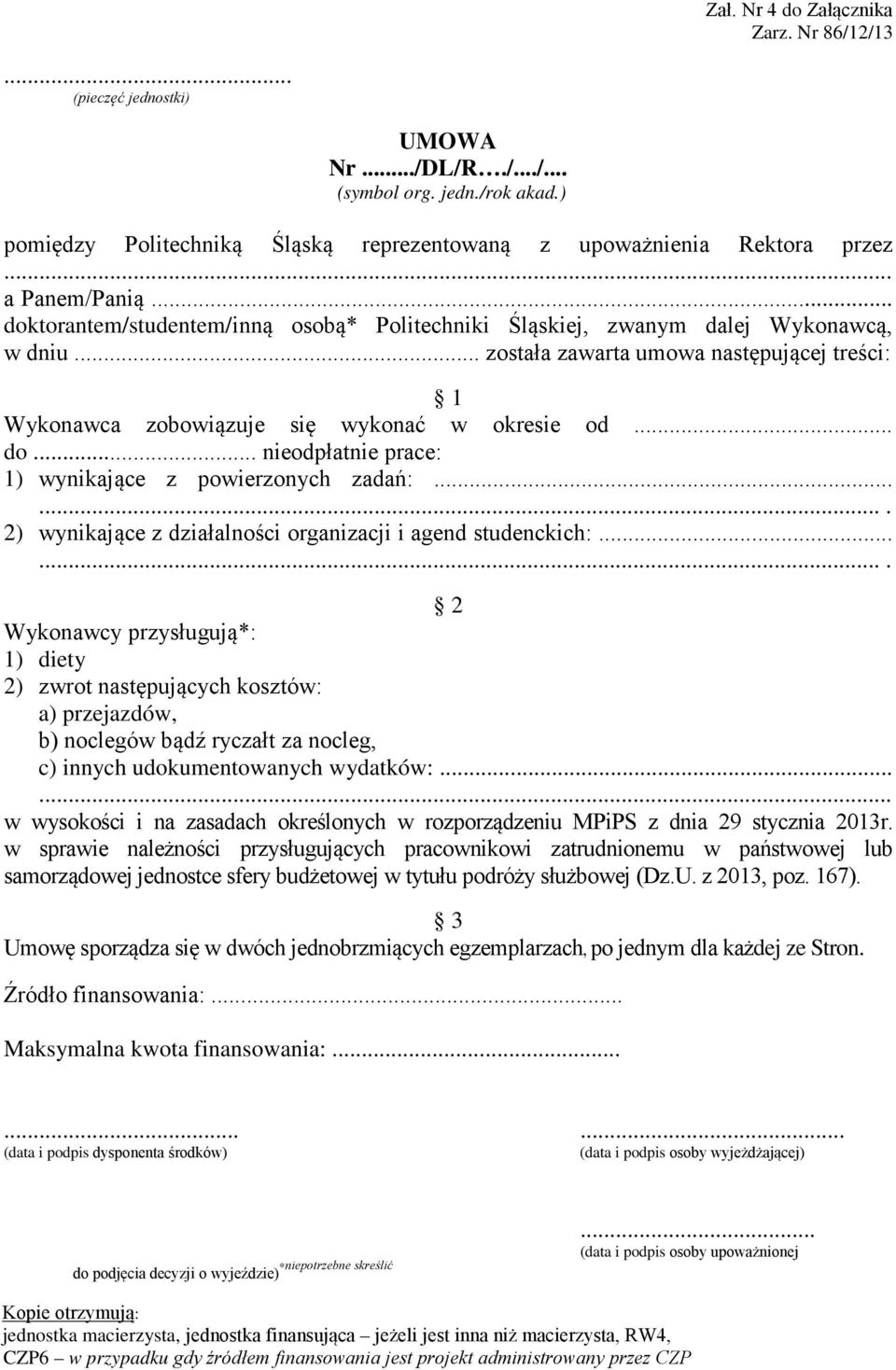 ...... 2) wynikające z działalności organizacji i agend studenckich:.