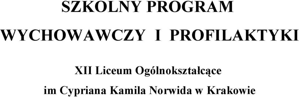 XII Liceum