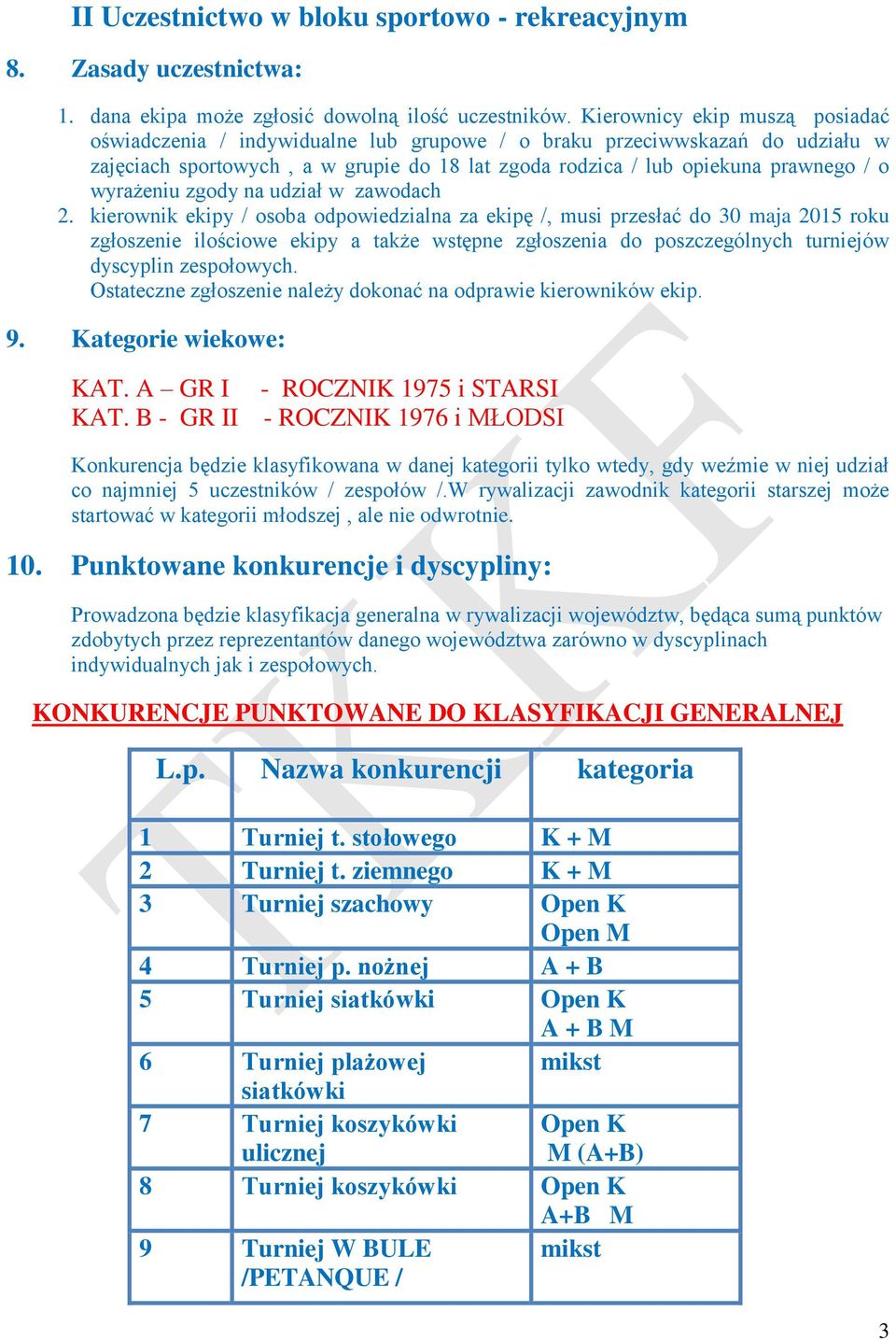 wyrażeniu zgody na udział w zawodach 2.