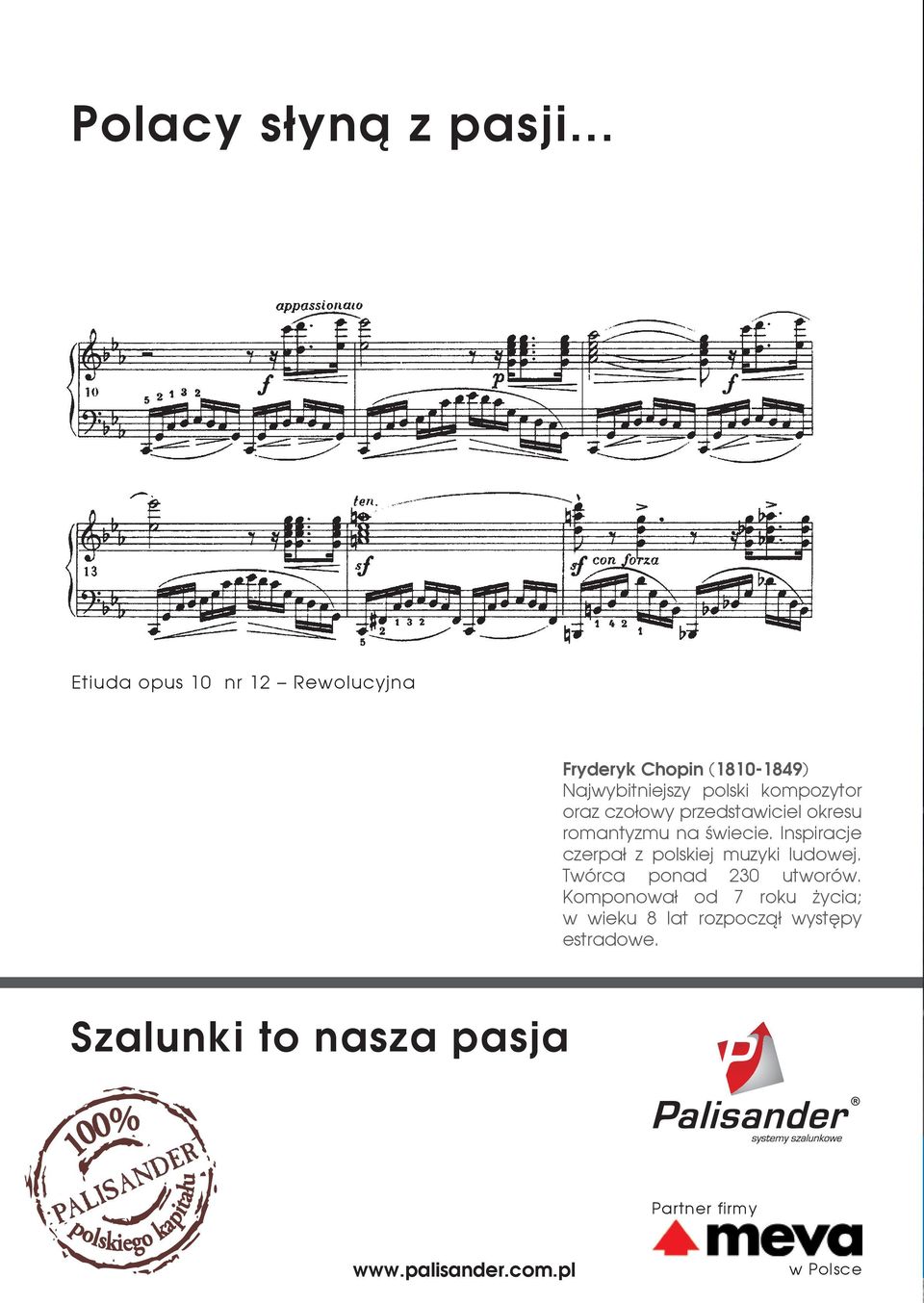 kompozytor oraz czołowy przedstawiciel okresu romantyzmu na świecie.