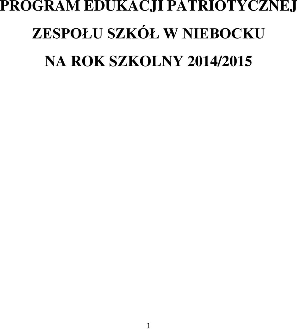 ZESPOŁU SZKÓŁ W