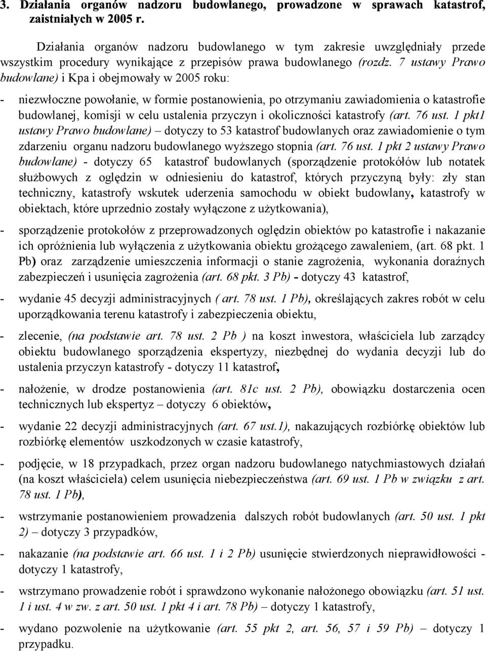 katastrofy (art. 76 ust.