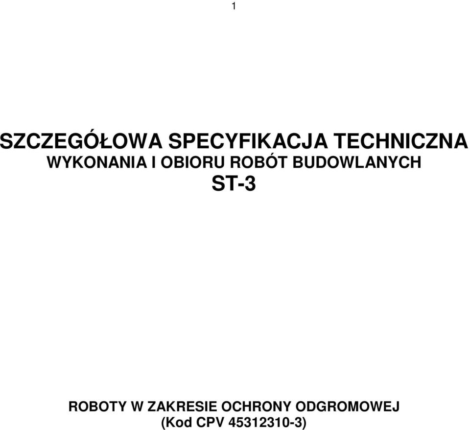 ROBÓT BUDOWLANYCH ST-3 ROBOTY W