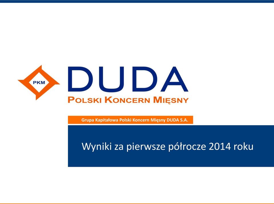 DUDA S.A. Wyniki za