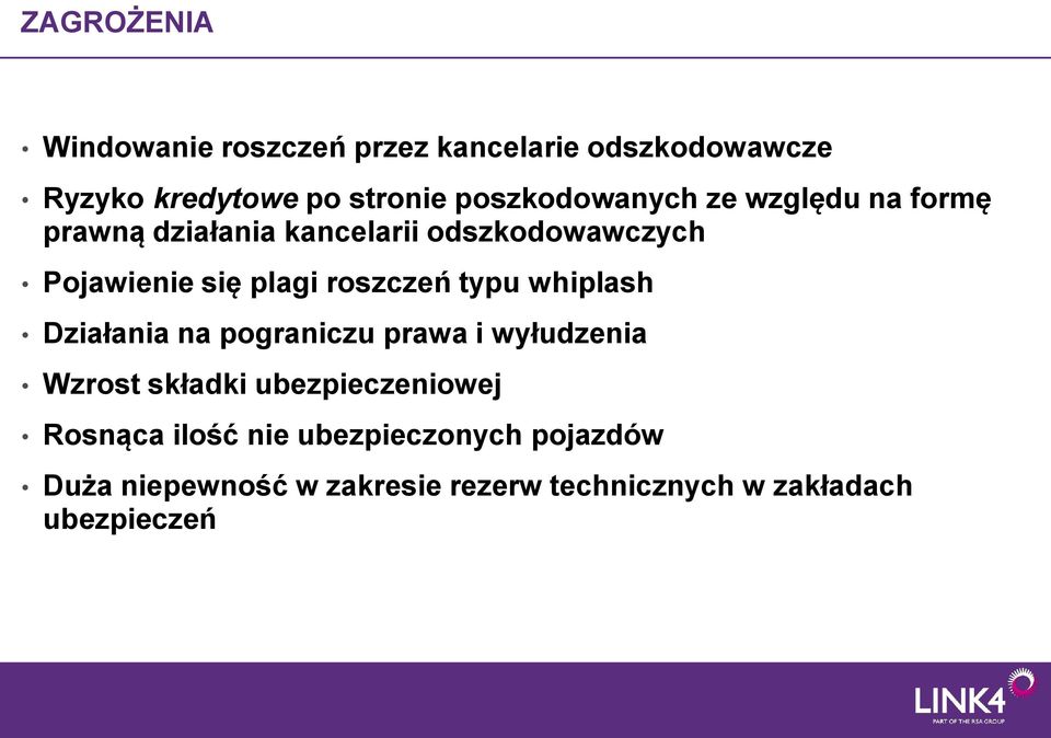 roszczeń typu whiplash Działania na pograniczu prawa i wyłudzenia Wzrost składki ubezpieczeniowej