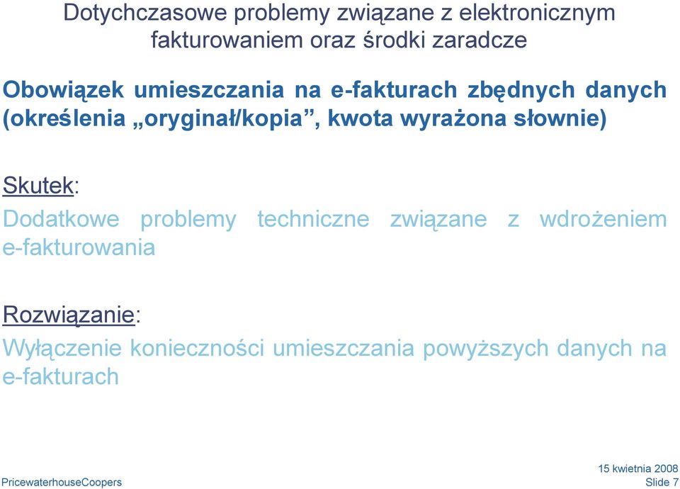 problemy techniczne związane z wdrożeniem e-fakturowania