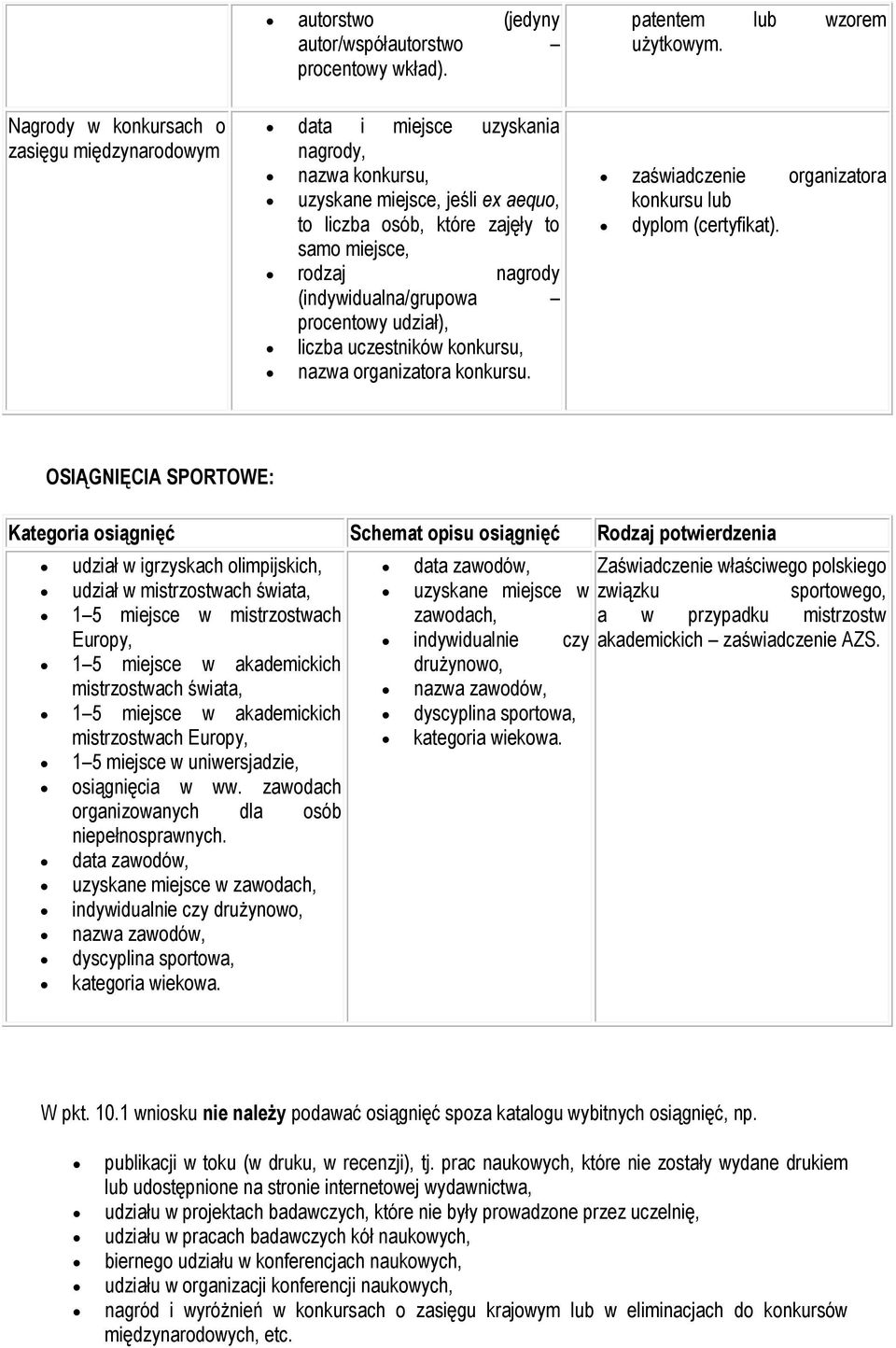 (indywidualna/grupowa procentowy udział), liczba uczestników konkursu, nazwa organizatora konkursu. organizatora konkursu dyplom (certyfikat).