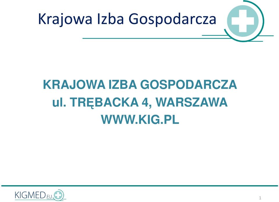 IZBA GOSPODARCZA ul.