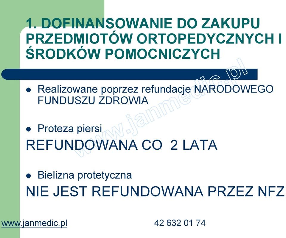 FUNDUSZU ZDROWIA Proteza piersi REFUNDOWANA CO 2 LATA Bielizna