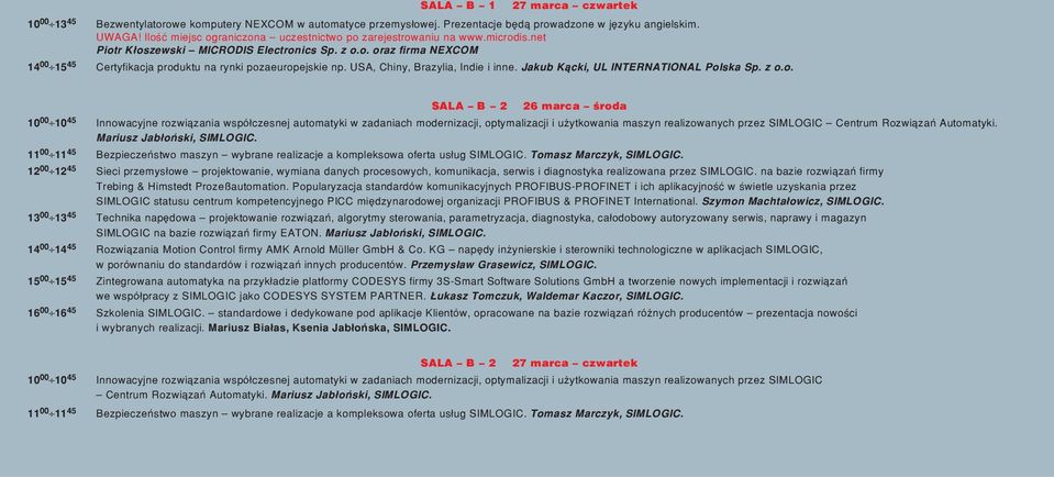 USA, Chiny, Brazylia, Indie i inne. Jakub K¹cki, UL INTERNATIONAL Pol