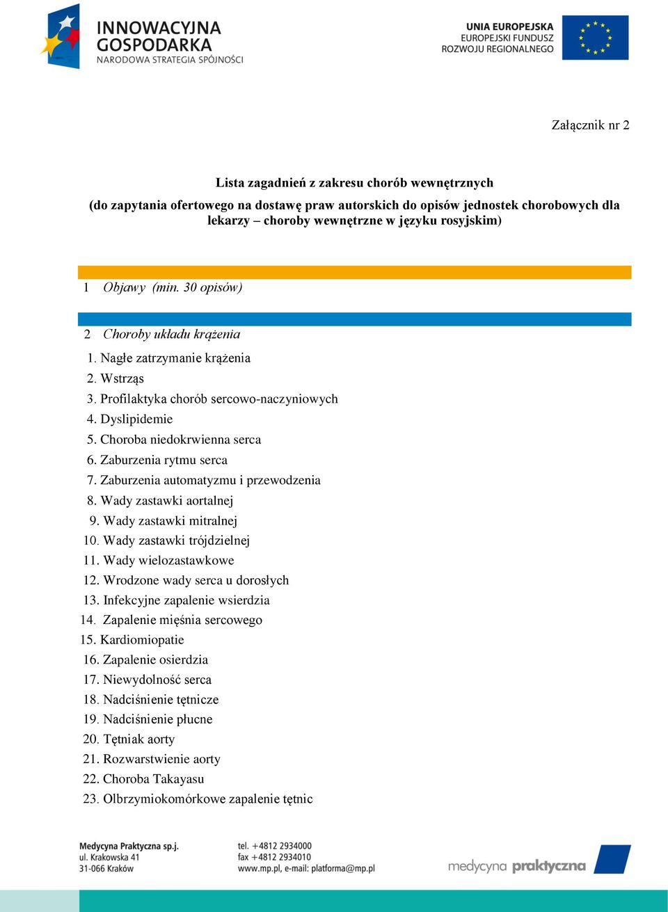 Zaburzenia rytmu serca 7. Zaburzenia automatyzmu i przewodzenia 8. Wady zastawki aortalnej 9. Wady zastawki mitralnej 10. Wady zastawki trójdzielnej 11. Wady wielozastawkowe 12.