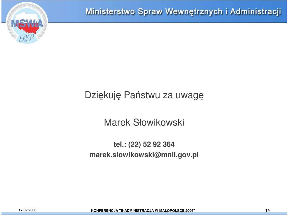 slowikowski@mnii.gov.pl 17.02.