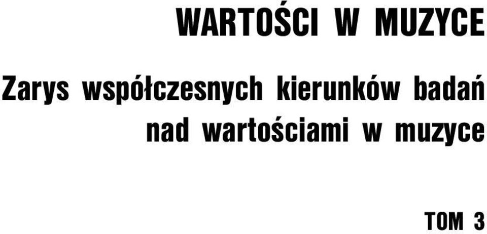 kierunków badań nad