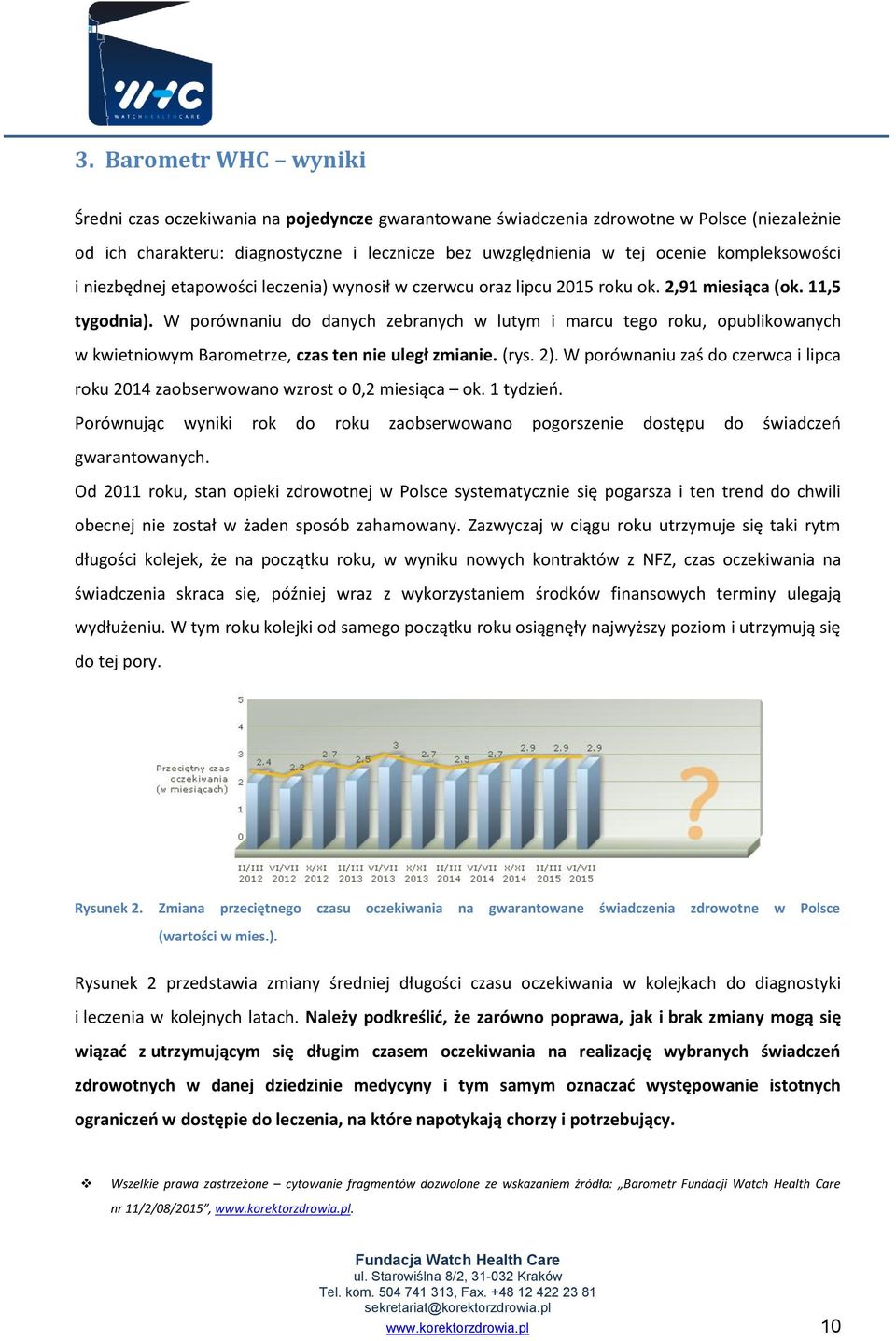 W porównaniu do danych zebranych w lutym i marcu tego roku, opublikowanych w kwietniowym Barometrze, czas ten nie uległ zmianie. (rys. 2).