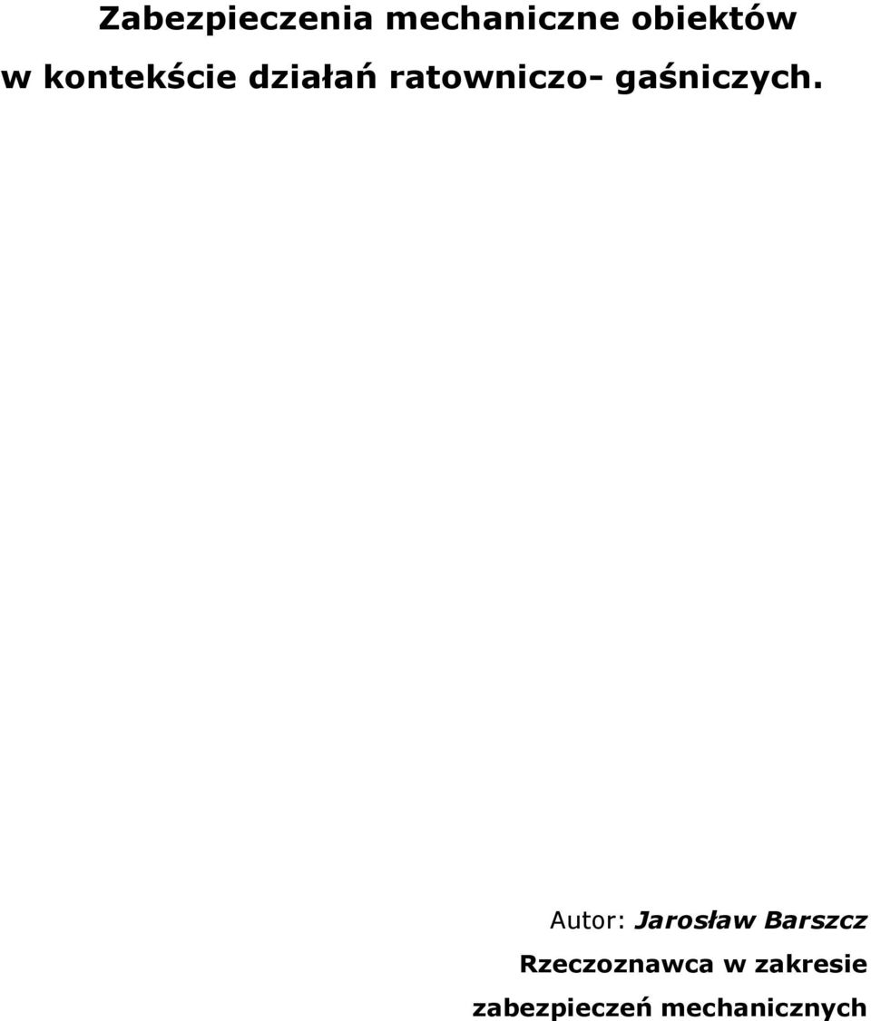 gaśniczych.
