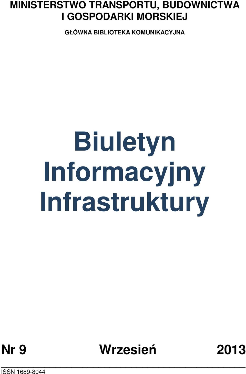 KOMUNIKACYJNA Biuletyn Informacyjny