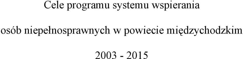 niepełnosprawnych w