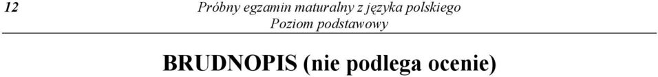polskiego BRUDNOPIS