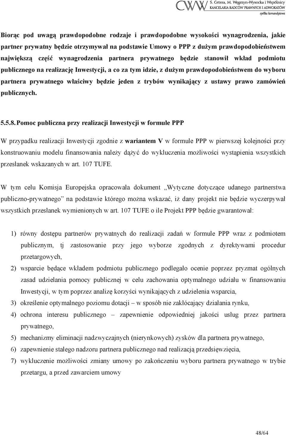 wynikajcy z ustawy prawo zamówie publicznych. 5.5.8.