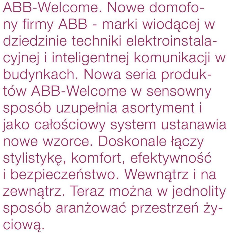 komunikacji w budynkach.