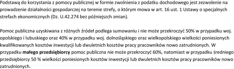 opolskiego i lubuskiego oraz 40% w przypadku woj.