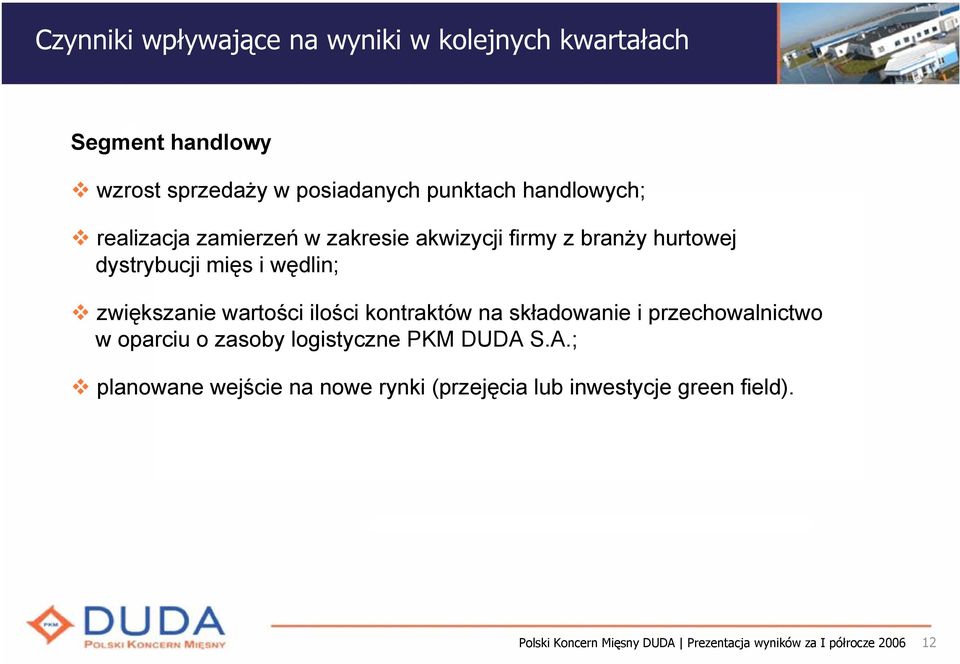 mięs i wędlin; zwiększanie wartości ilości kontraktów na składowanie i przechowalnictwo w oparciu o