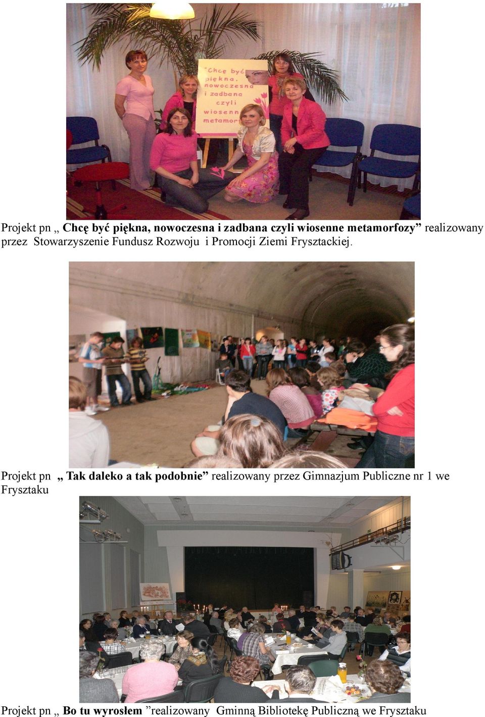 Projekt pn Tak daleko a tak podobnie realizowany przez Gimnazjum