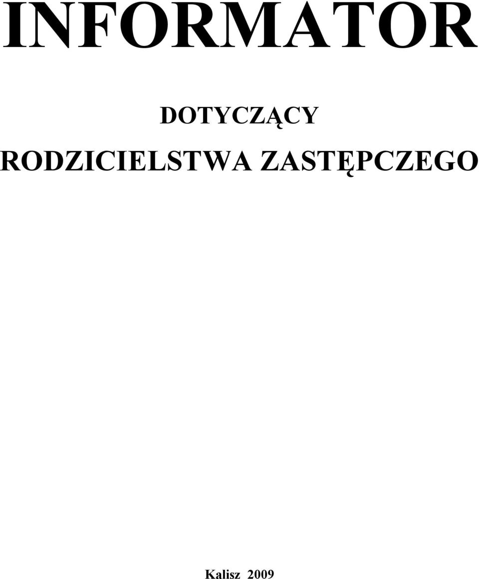 RODZICIELSTWA