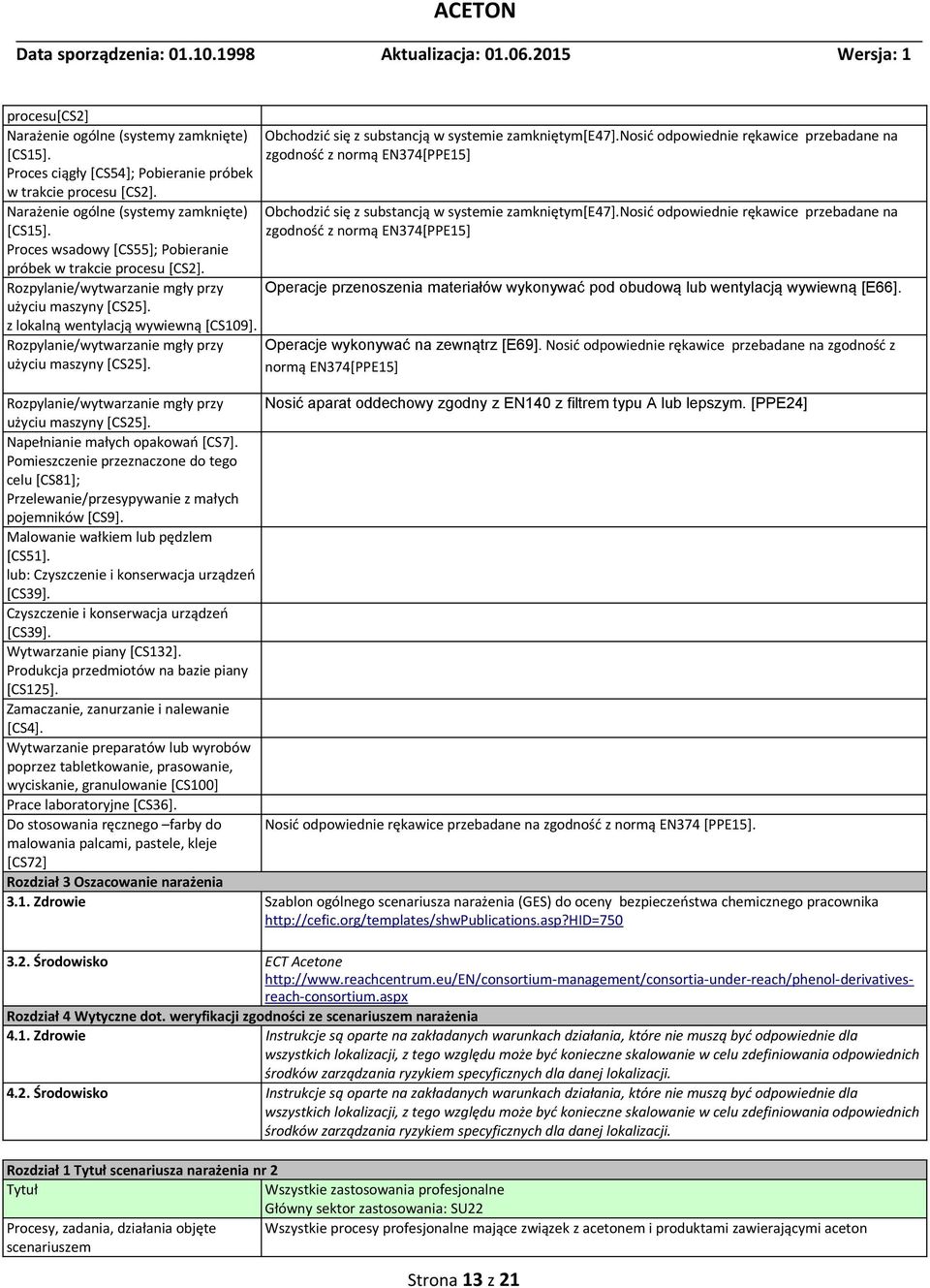 Obchodzić się z substancją w systemie zamkniętym[e47].nosić odpowiednie rękawice przebadane na zgodność z normą EN374[PPE15] Obchodzić się z substancją w systemie zamkniętym[e47].