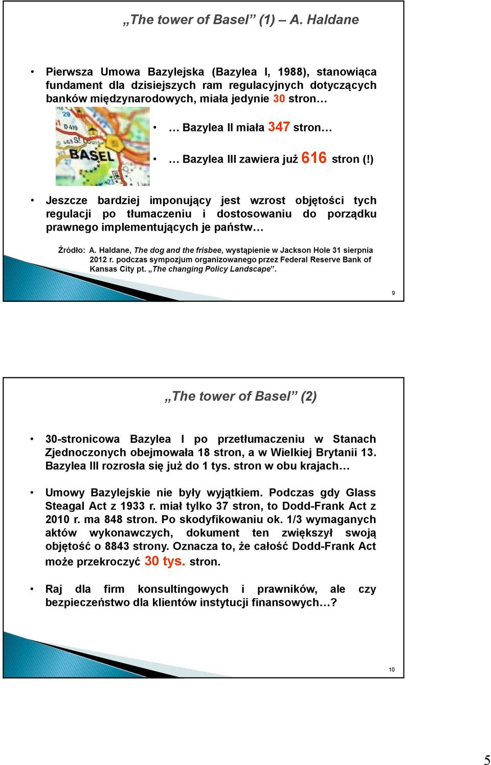 Bazylea III zawiera już 616 stron (!