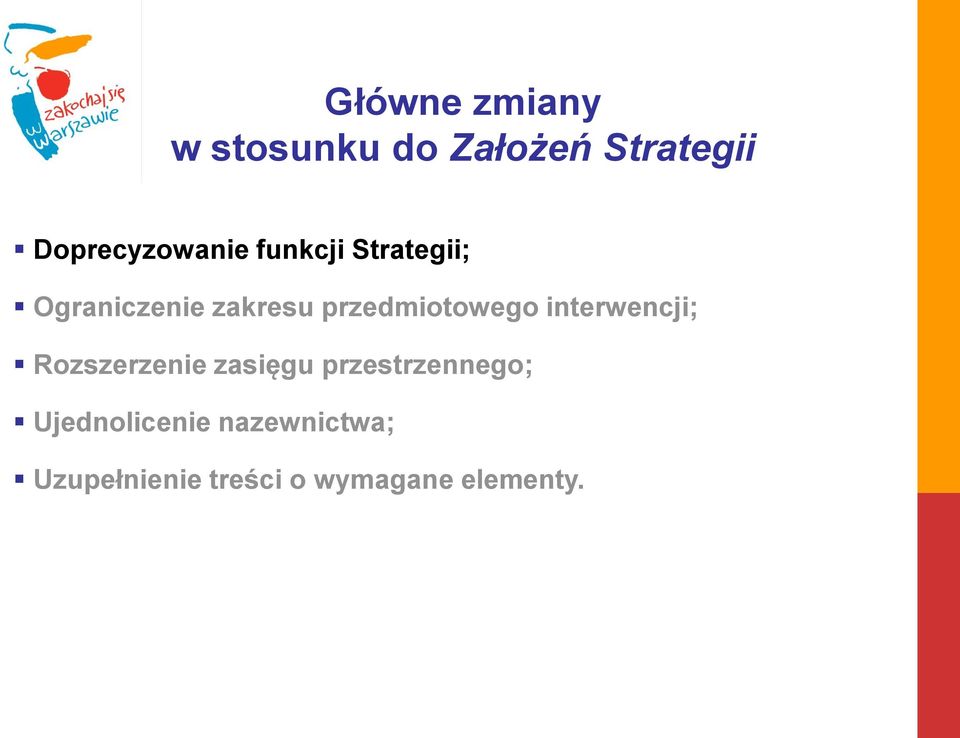 przedmiotowego interwencji; Rozszerzenie zasięgu