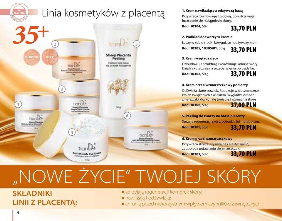 Działa skutecznie na przebarwienia po trądziku. Kod: 10302, 50 g 33,70 PLN 4. Krem przeciwzmarszczkowy pod oczy Odświeża skórę powiek. Redukuje widoczne oznaki zmian związanych z wiekiem.