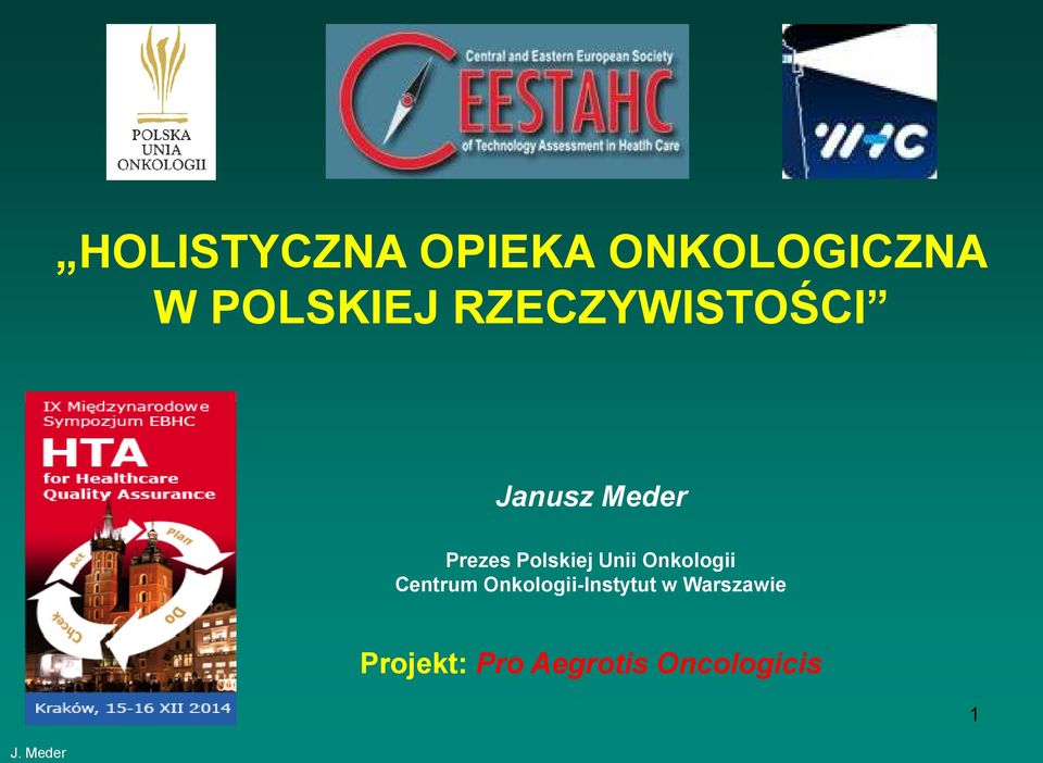 Unii Onkologii Centrum Onkologii-Instytut w