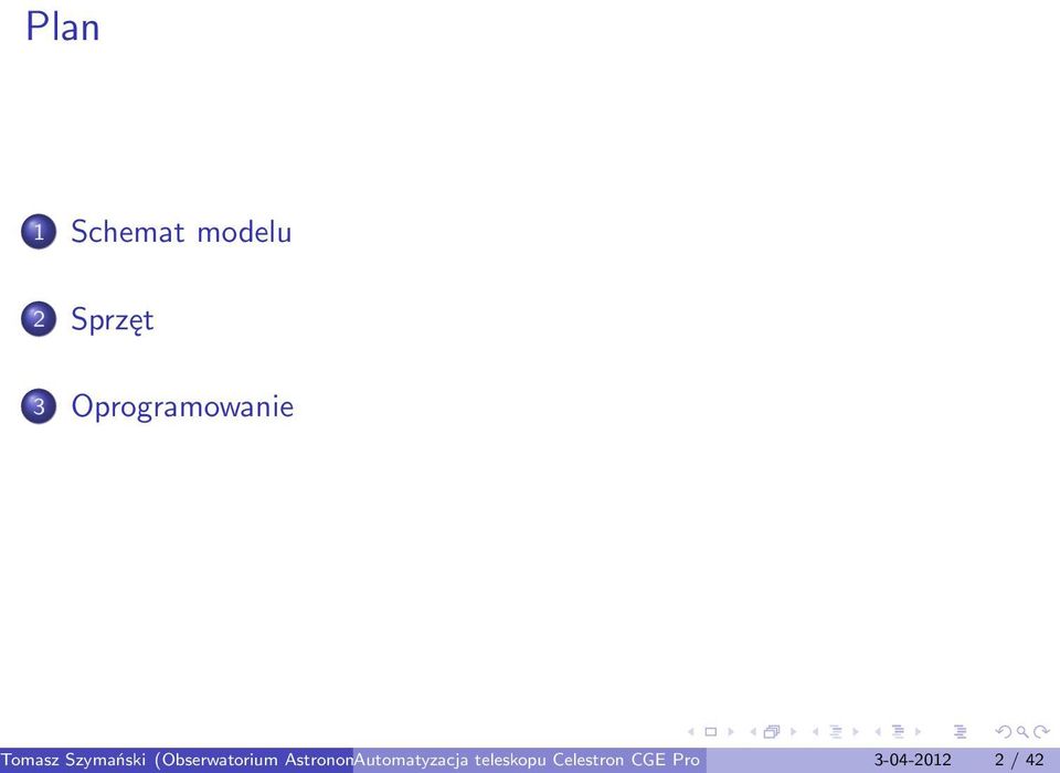 Automatyzacja Uniwersytetu teleskopu